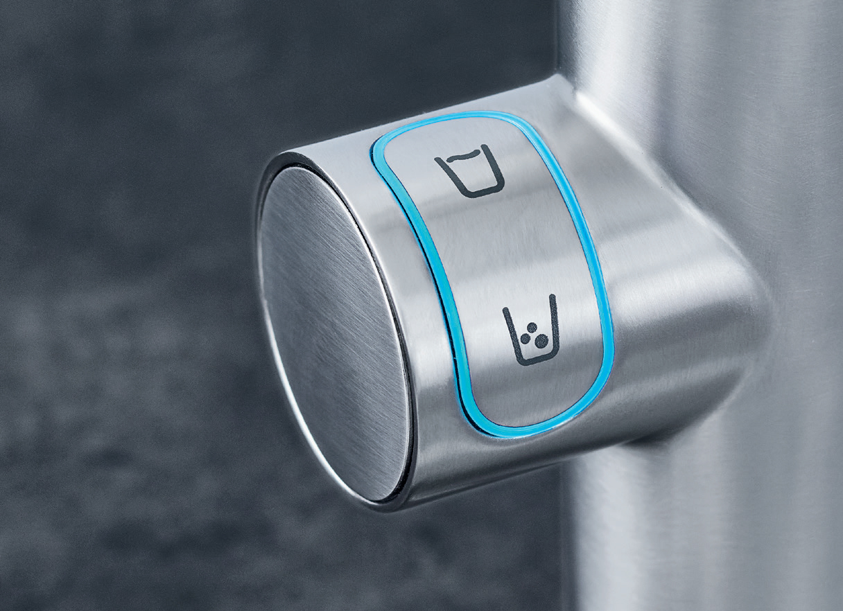 GROHE mitigeur monocommande à "L" BLUE HOME avec système pour 3 types d'eau