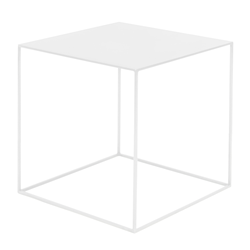 ZEUS table basse carré SLIM IRONY LOW TABLE 41 x 41 cm