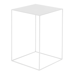 ZEUS table basse carré SLIM IRONY LOW TABLE 41 x 41 cm