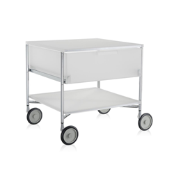 KARTELL meuble avec roues 1 tiroir et 1 étagère MOBIL