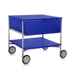 KARTELL meuble avec roues 1 tiroir et 1 étagère MOBIL