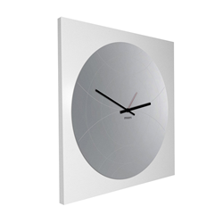 dESIGNoBJECT horloge murale avec mirror ronde NARCISO