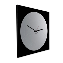 dESIGNoBJECT horloge murale avec mirror ronde NARCISO