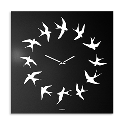 dESIGNoBJECT horloge murale BIRDS