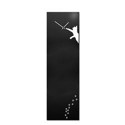 dESIGNoBJECT horloge murale CAT CLOCK