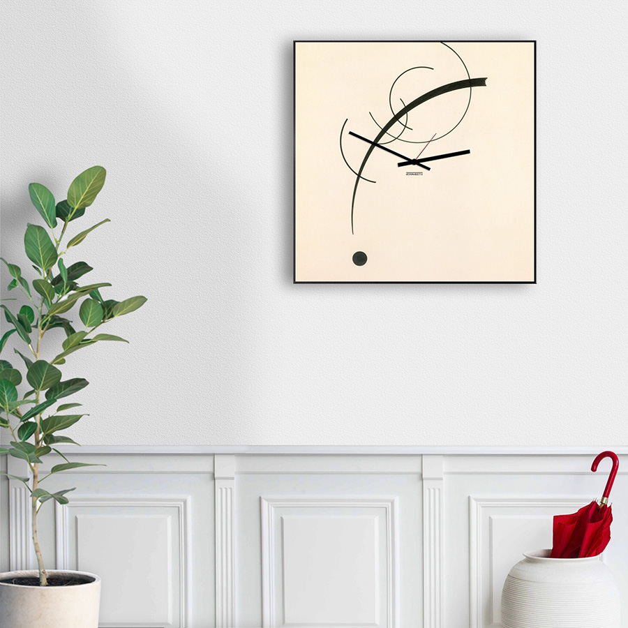 dESIGNoBJECT horloge murale KANDINSKY CLOCK