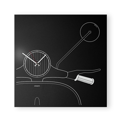 dESIGNoBJECT horloge murale SCOOTER