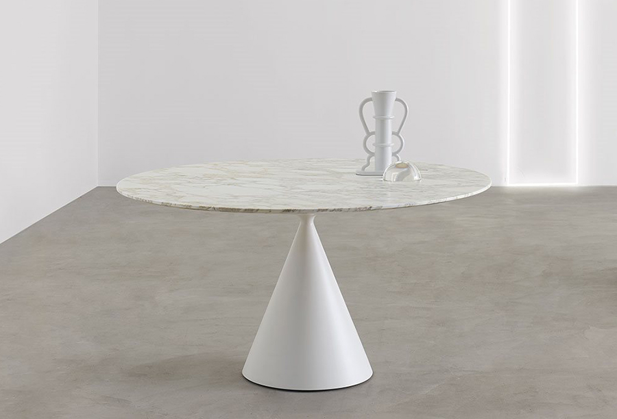 DESALTO table ronde CLAY e marbre