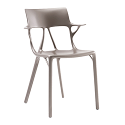 KARTELL set de 2 chaises avec accoudoirs AI - THE FIRST CHAIR CREATED BY A.I.