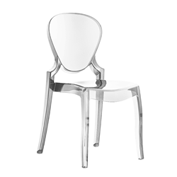 PEDRALI set de 4 chaises QUEEN