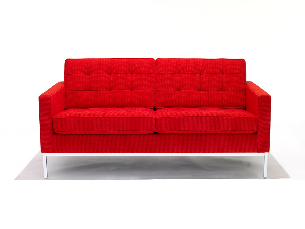 KNOLL canapé à 2 places FLORENCE en tissu