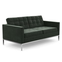 KNOLL canapé à 2 places FLORENCE en tissu