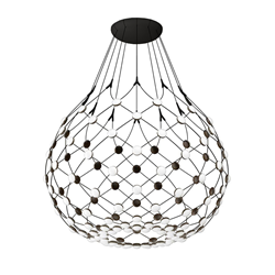 LUCEPLAN lampe à suspension MESH WIRELESS Ø 100 cm