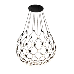 LUCEPLAN lampe à suspension MESH WIRELESS Ø 80 cm