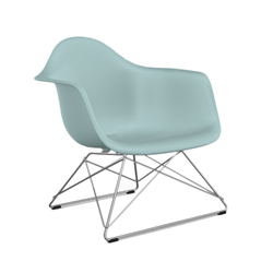 VITRA chaise fauteuil avec base chromée Eames Plastic Armchair LAR