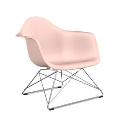 VITRA chaise fauteuil avec base chromée Eames Plastic Armchair LAR