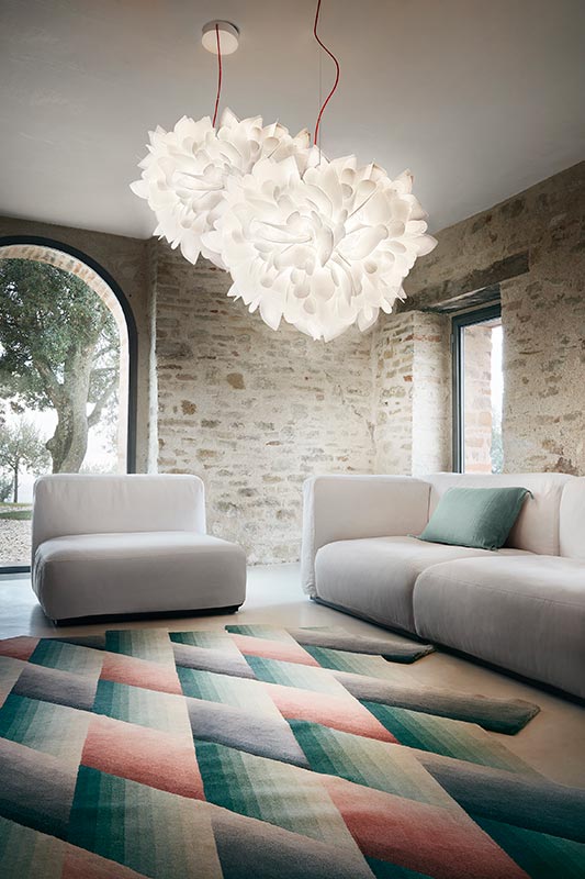 SLAMP lampe à suspension VELI SUSPENSION LARGE FOLIAGE