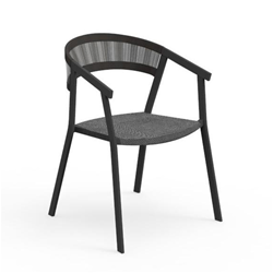 TALENTI set de 4 chaises avec accoudoirs d'extérieur KEY Collection PiùTrentanove