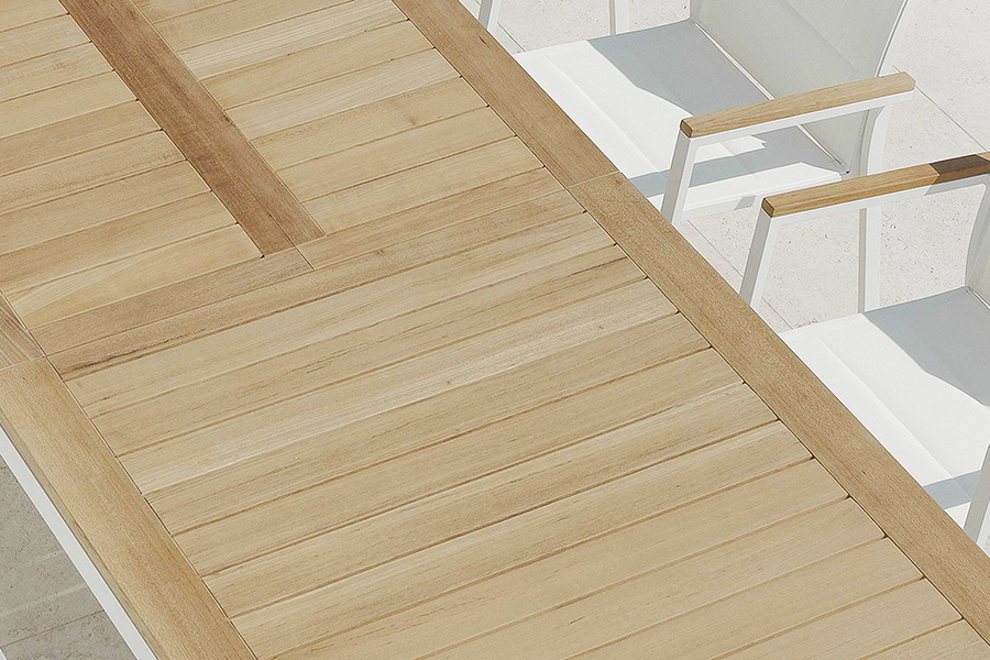 TALENTI table extensible à rallonge d'extérieur 156-214 cm TIMBER Collection PiùTrentanove