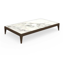 TALENTI table basse d'extérieur CRUISE TEAK Collection Icon