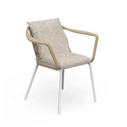 TALENTI chaise avec accoudoirs d'extérieur CRUISE ALU Collection Icon