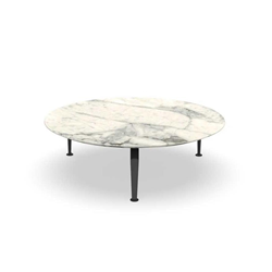 TALENTI table basse d'extérieur ronde Ø 120 cm CRUISE ALU Collection Icon