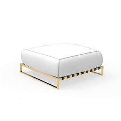TALENTI pouf repose-pied d'extérieur CASILDA Collezione Icon