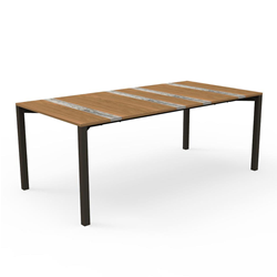 TALENTI table rectangulaire 200x100 cm d'extérieur CASILDA Collezione Icon