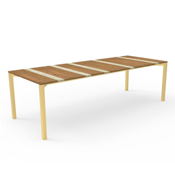 TALENTI table rectangulaire 260x100 cm d'extérieur CASILDA Collezione Icon