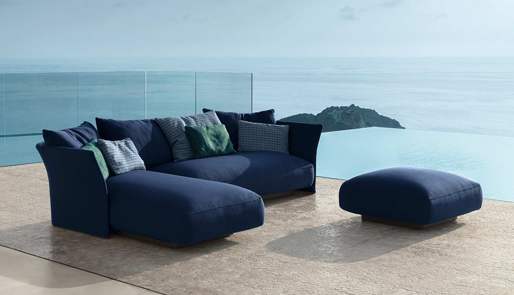 TALENTI pouf d'extérieur CLIFF Collection Icon