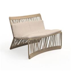 TALENTI set de 2 fauteuils d'extérieur CLIFF Collection Icon