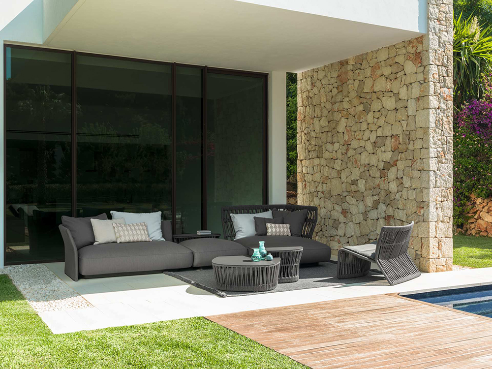 TALENTI table basse MOYENNE d'extérieur CLIFF Collection Icon