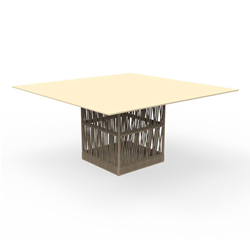 TALENTI table d'extérieur 150x150 cm CLIFF Collection Icon