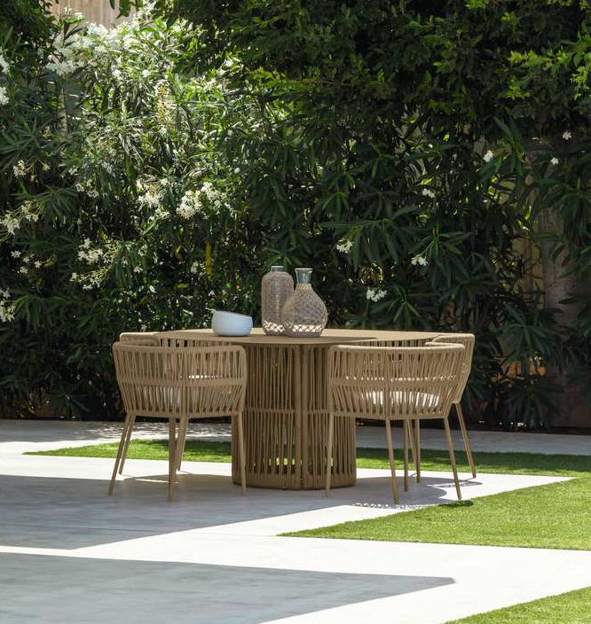 TALENTI table ronde d'extérieur Ø 140 cm CLIFF Collection Icon