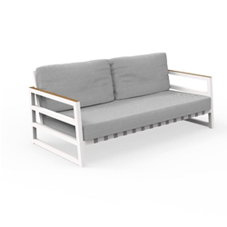 TALENTI canapé à 2 places d'extérieur ALABAMA ALU Collezione Premium