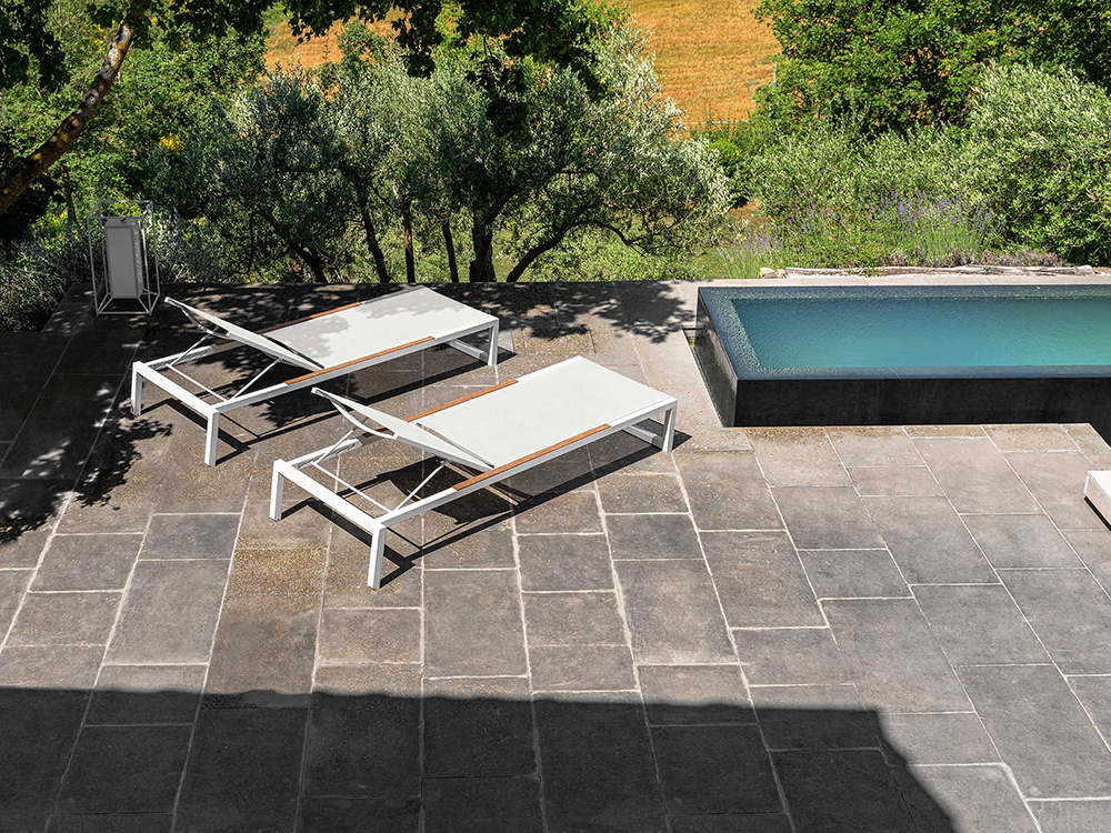 TALENTI bain de soleil d'extérieur ALABAMA ALU Collezione Premium