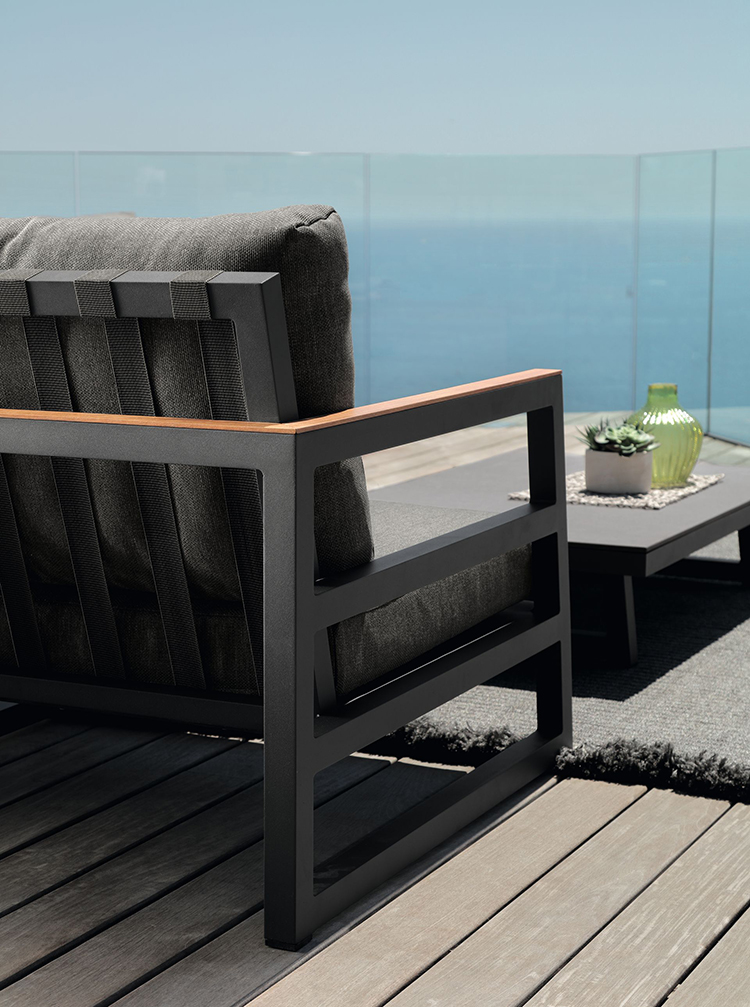 TALENTI fauteuil d'extérieur ALABAMA ALU Collezione Premium