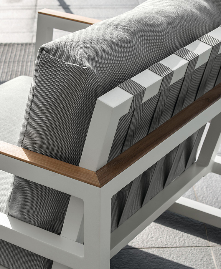 TALENTI fauteuil d'extérieur ALABAMA ALU Collezione Premium