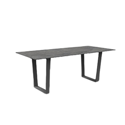 TALENTI table d'extérieur 160x100 cm ALABAMA ALU Collezione Premium