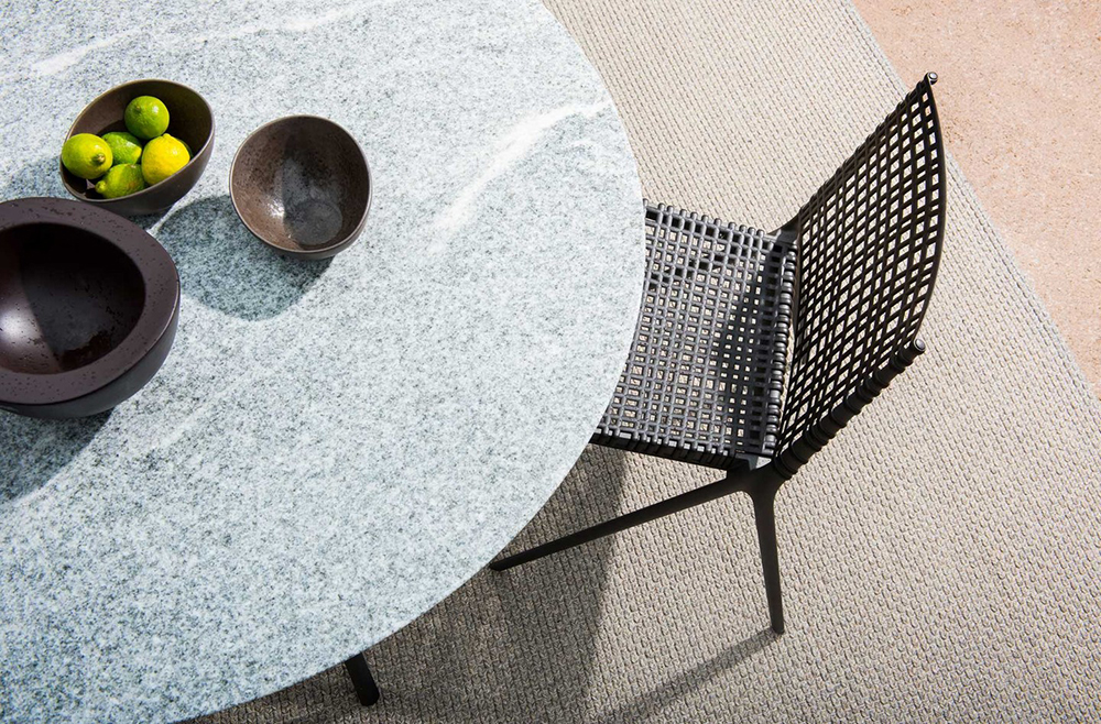 TRIBÙ set de 2 chaises d'extérieur BRANCH