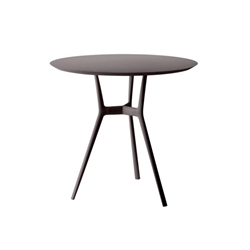 TRIBÙ table bistrot Ø 80 cm d'extérieur BRANCH