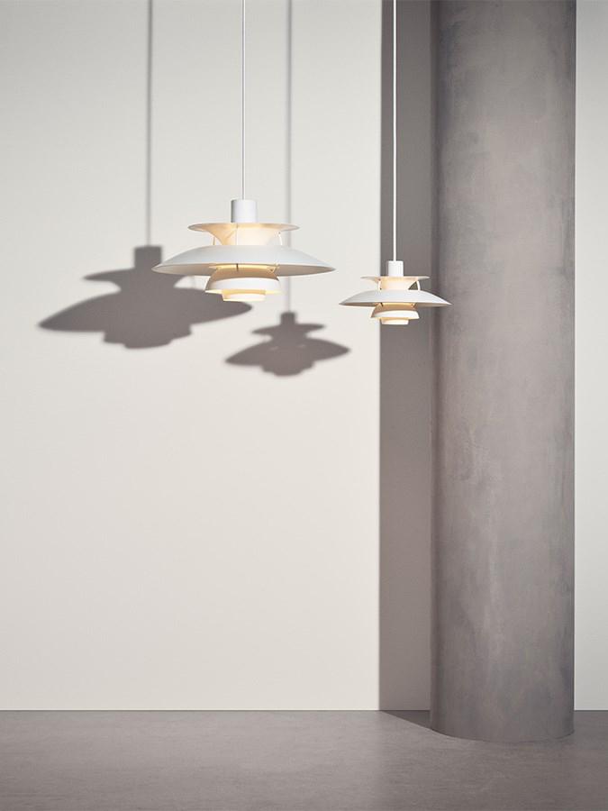 LOUIS POULSEN lampe à suspension PH 5 MONOCHROME