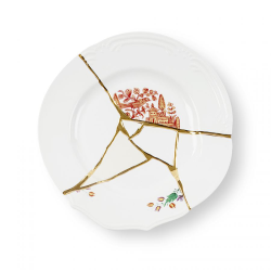 SELETTI set de 6 assiettes de diner KINTSUGI 09611