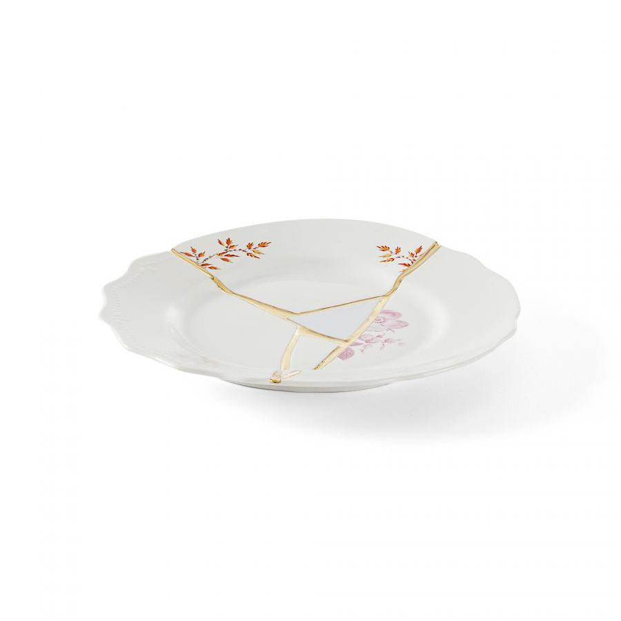 SELETTI set de 6 assiettes de dessert KINTSUGI