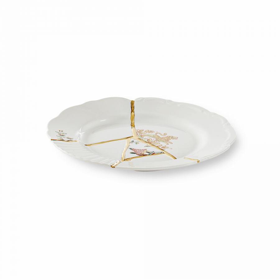 SELETTI set de 6 assiettes de dessert KINTSUGI