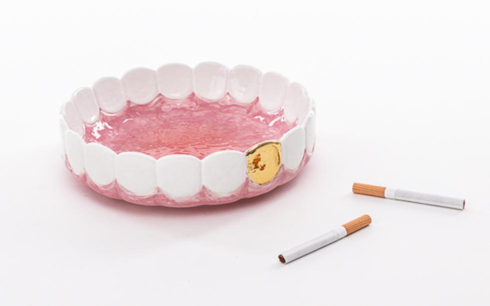 SELETTI cendrier HOLY SMOKES