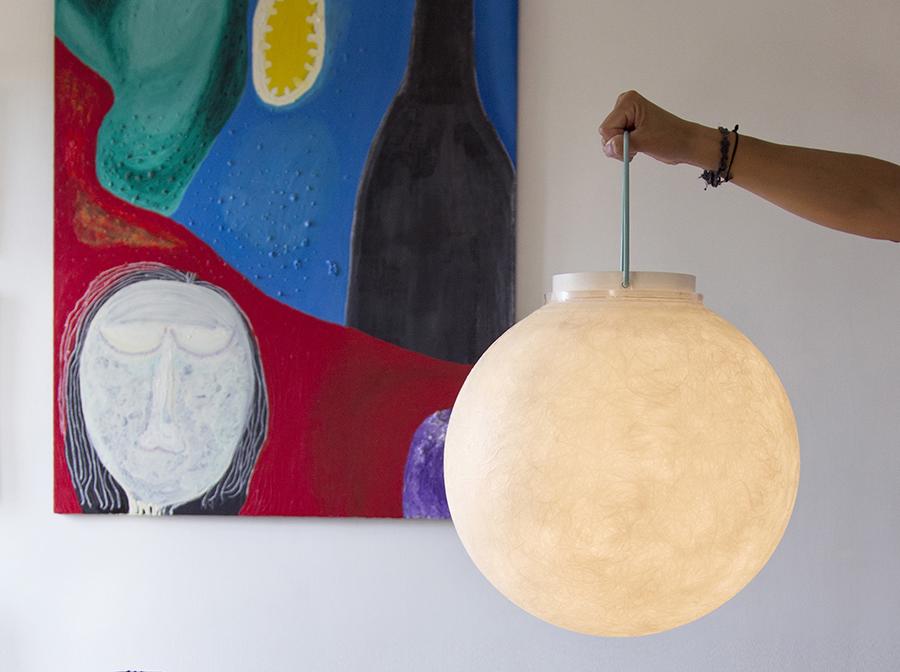 IN-ES.ARTDESIGN lampe de table LUNA TAKE AWAY