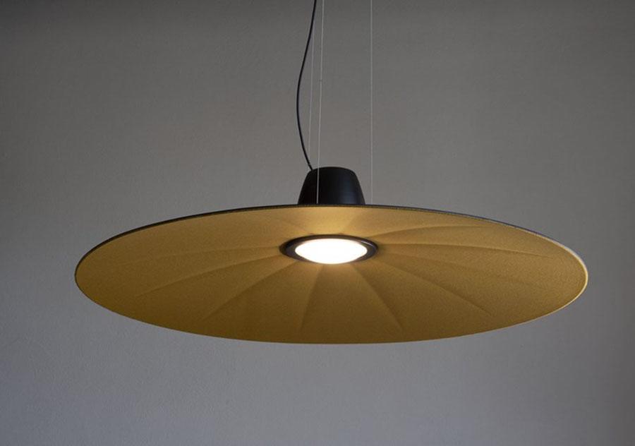 MARTINELLI LUCE lampe à suspension insonorisante LENT