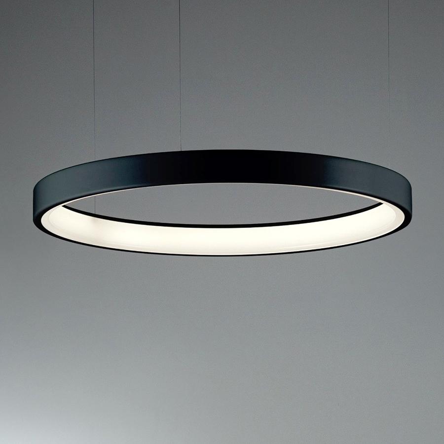 MARTINELLI LUCE lampe à suspension LUNAOP Ø 120 cm NOIR 2700K dimmable