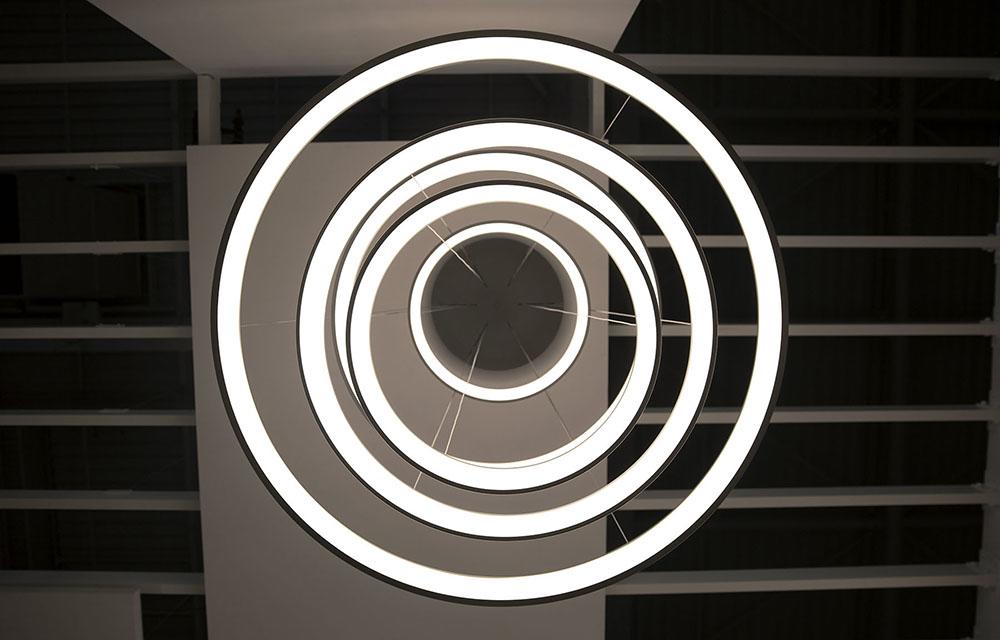 MARTINELLI LUCE lampe à suspension LUNAOP Ø 120 cm NOIR 2700K dimmable